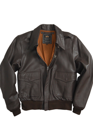 Alpha Industries A-2 Leather Jacket