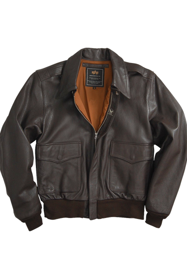 Alpha Industries A-2 Leather Jacket
