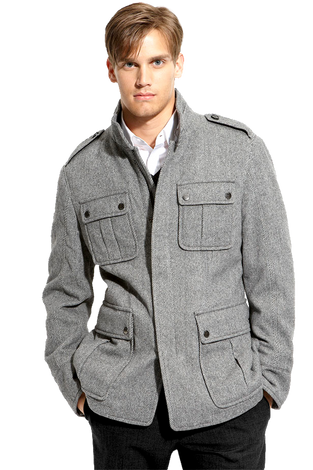 BOSS Black Virgin Wool Field Jacket