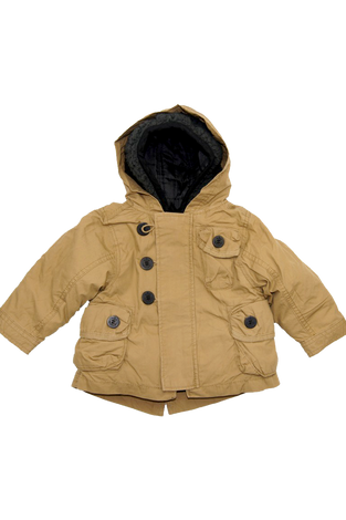 Boys 4 In 1 Cozy Sherpa Hooded Microfiber Parka