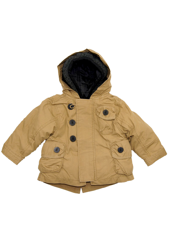 Boys 4 In 1 Cozy Sherpa Hooded Microfiber Parka