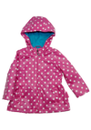 Girls Pink Printed Frost Hoodie Jacket