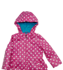 Girls Pink Printed Frost Hoodie Jacket